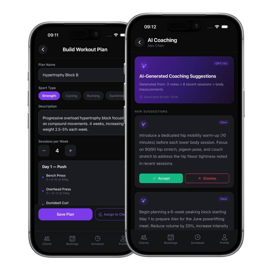 Gym with barbells and weights